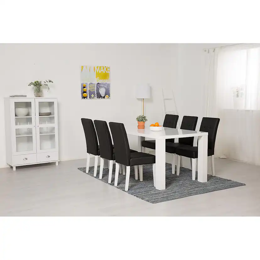 Matgrupp In Living Cibus med 6 Viktor Stol