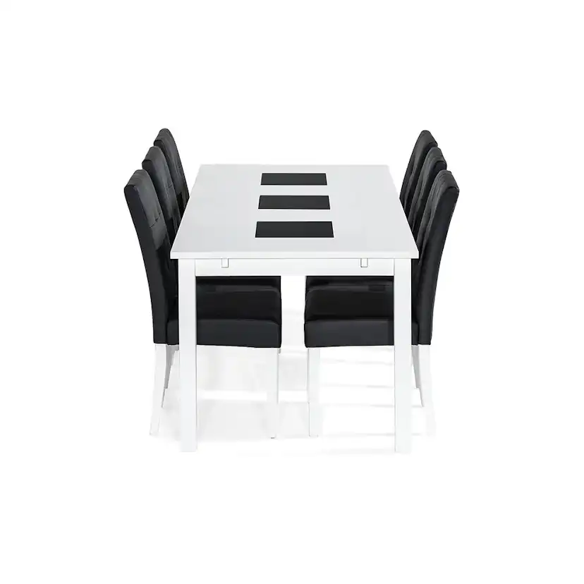 Matgrupp In Living Jasmin Förlängningsbar med 6 Viktor Stolar