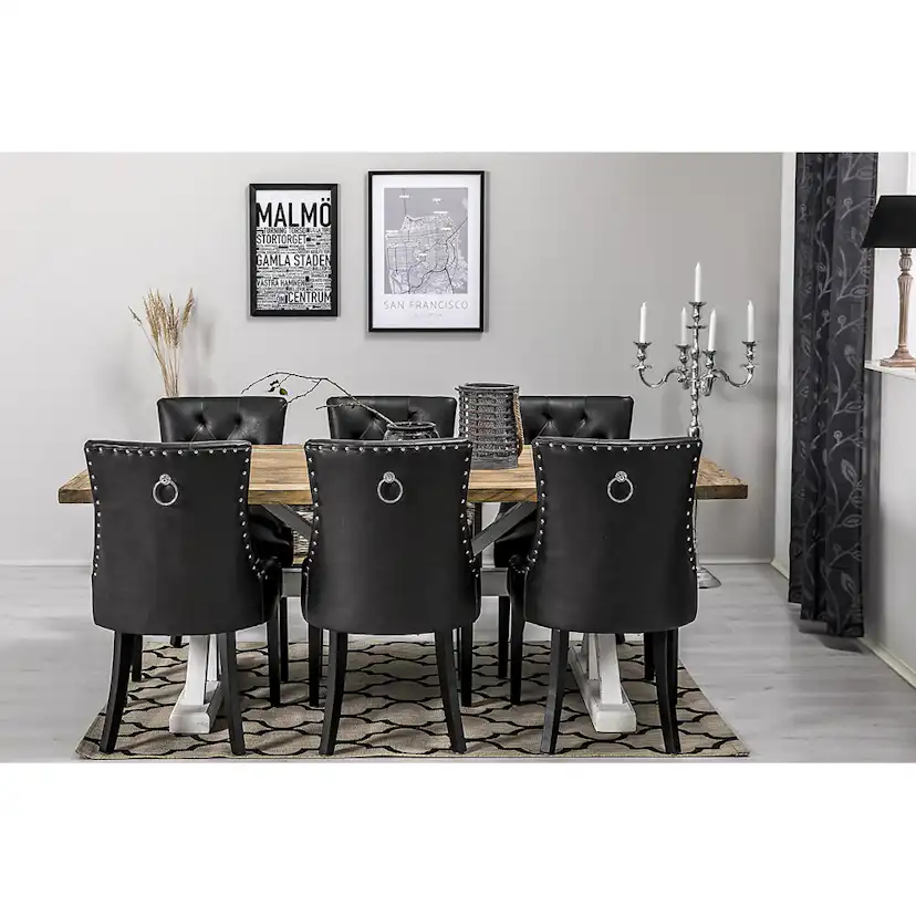 Matgrupp In Living Lyon 200 cm med 6 Tuva Fåtölj