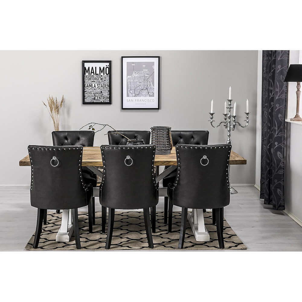 Matgrupp In Living Lyon 200 cm med 6 Tuva Fåtölj