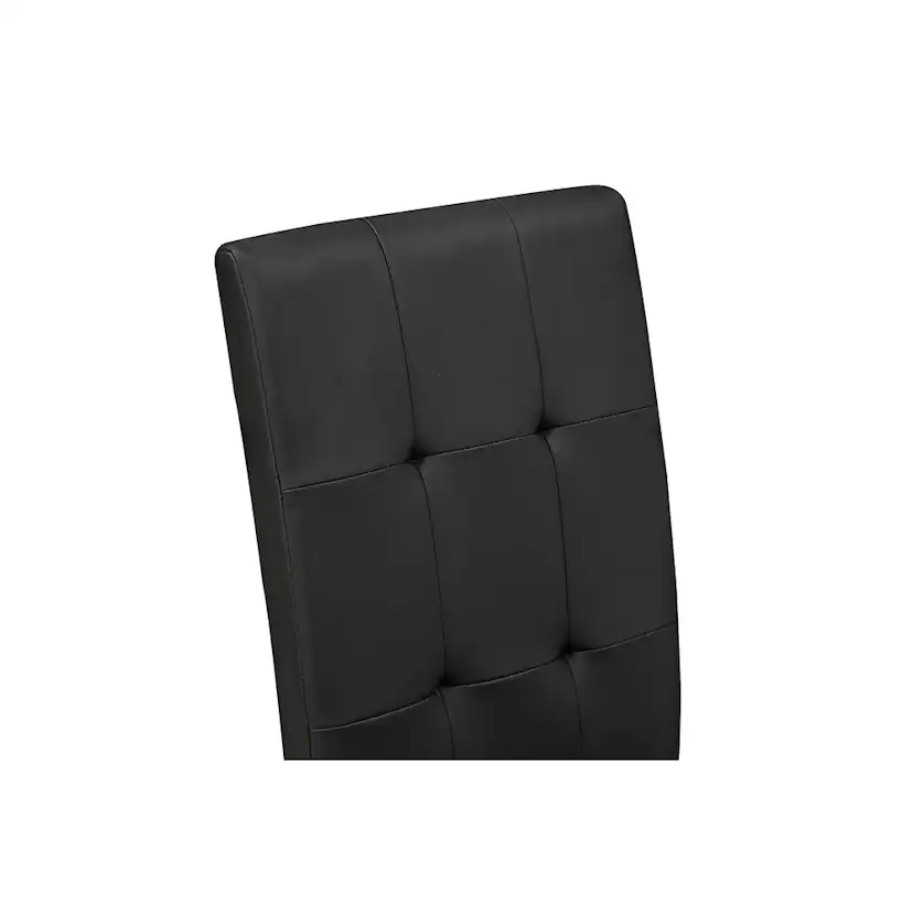 Matstol In Living Viktor Svart & Vit Stol i Läderimitation 2 st