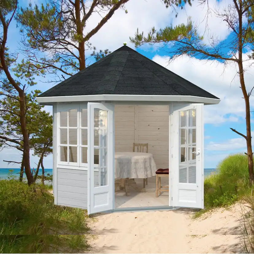 Lusthus Palmako Veronica 2 Trädgårdspaviljon 6,9 m² i Obehandlat Trä