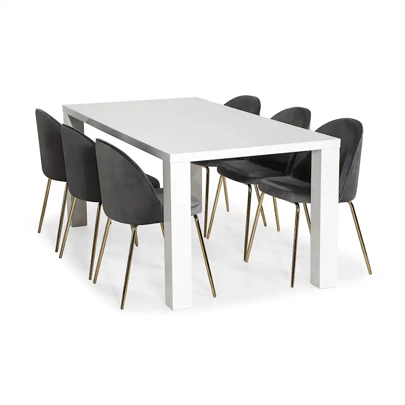 Matgrupp In Living Cibus med 6 Felipe Stolar Sammet