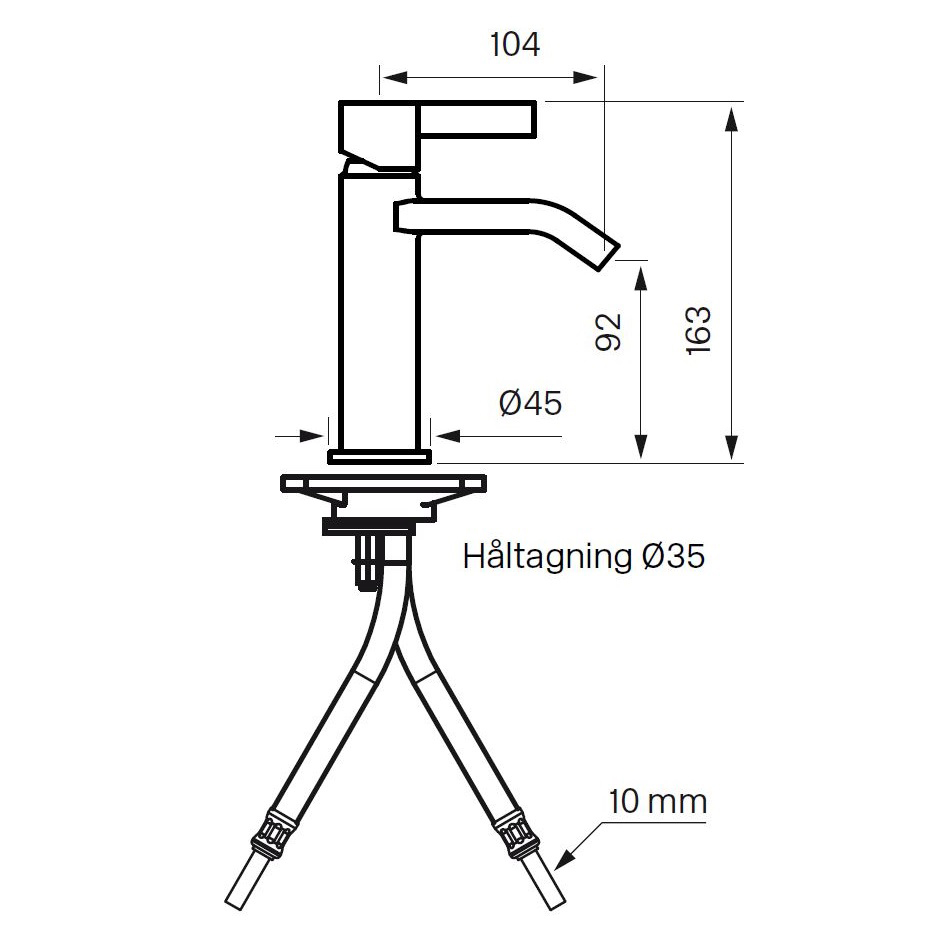 Tvättställsblandare Tapwell ARM071
