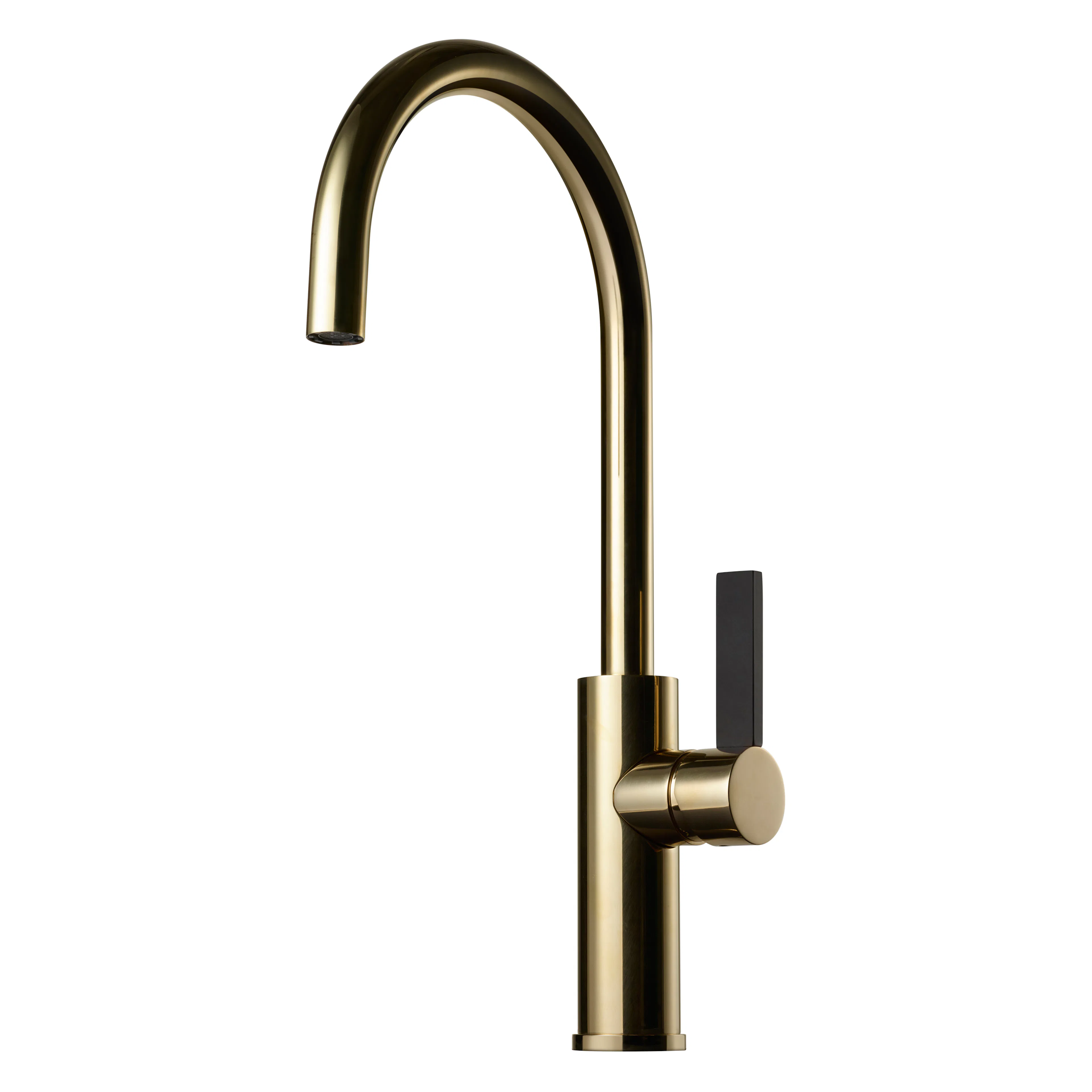 Polerad Mässing/Svart