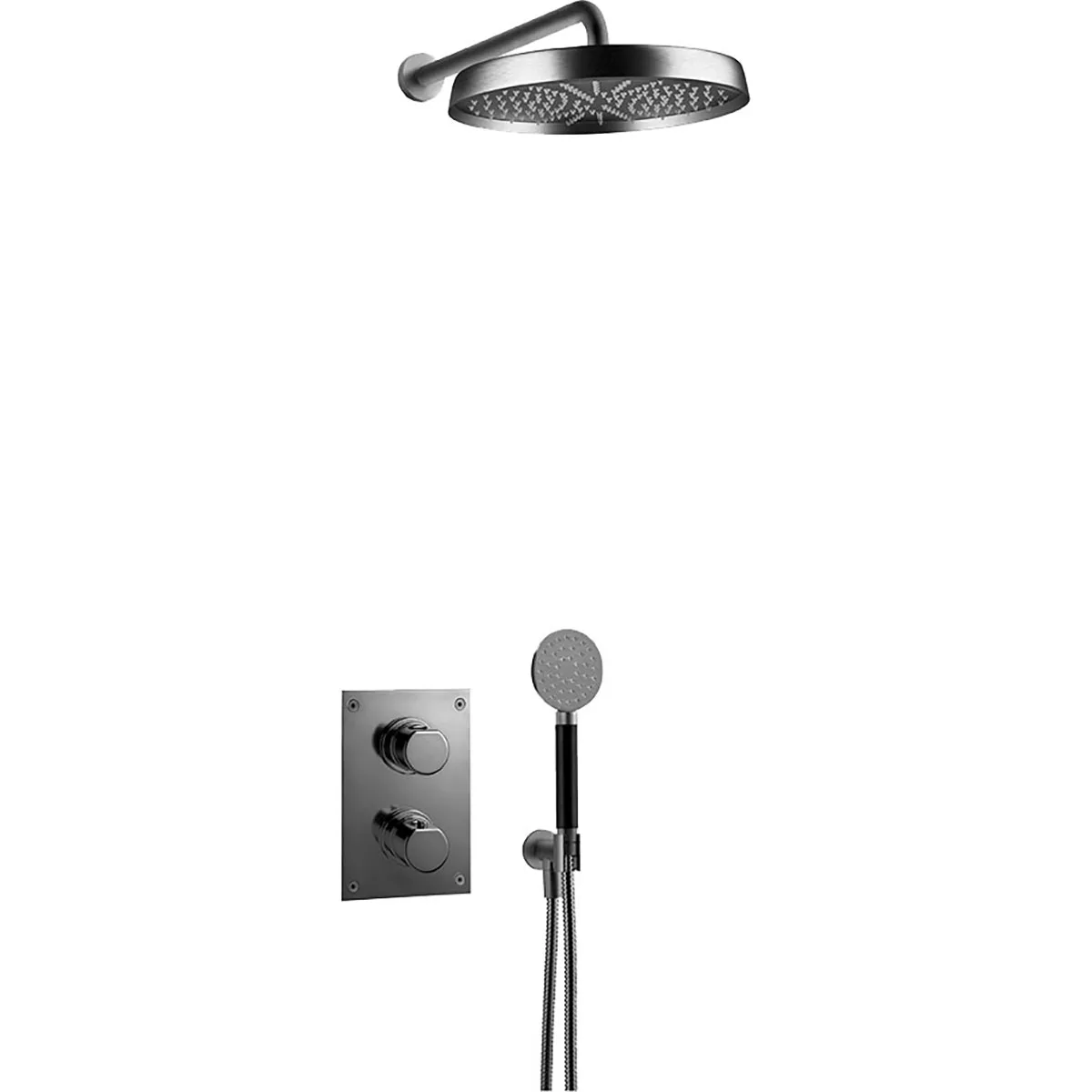 Brushed Black Chrome