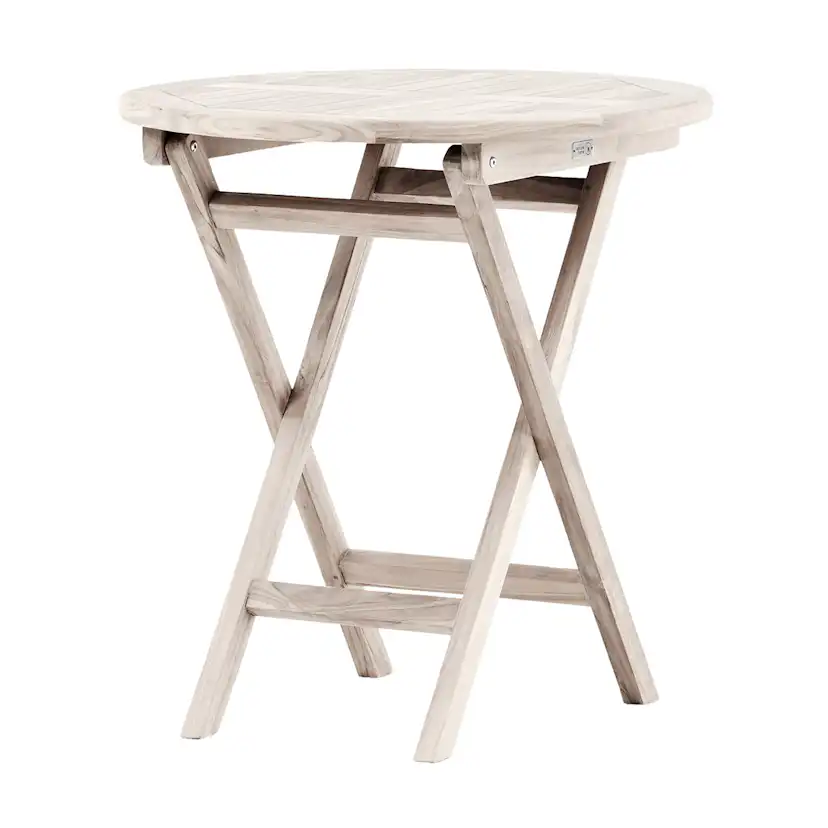 Cafébord Venture Home Kenya Ø70 Vittvättad