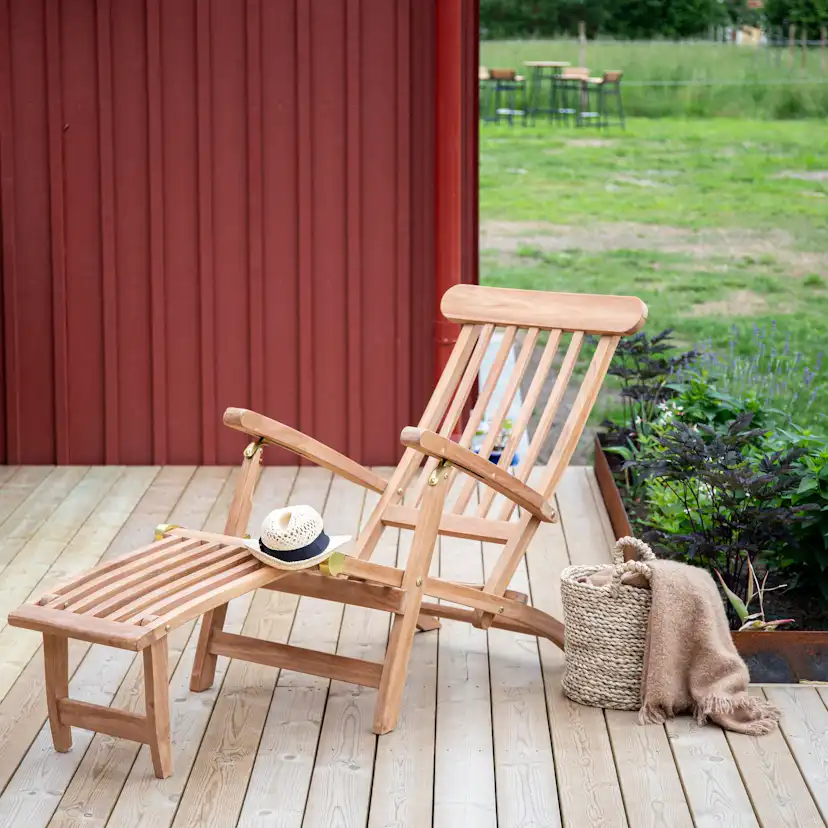 Solsäng Utomhus Venture Home Kenya Ställbar, Teak