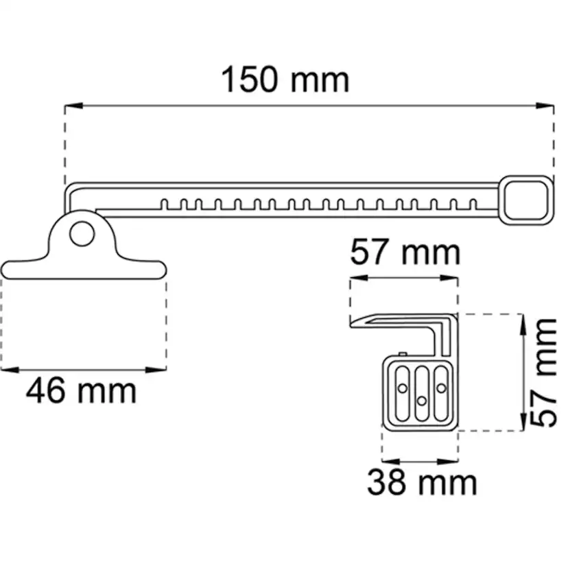 Fönsterhållare Habo 66