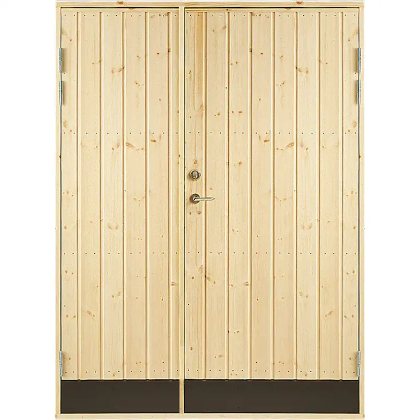 Dubbeldörr Jabo 18° Rak 15,3x19