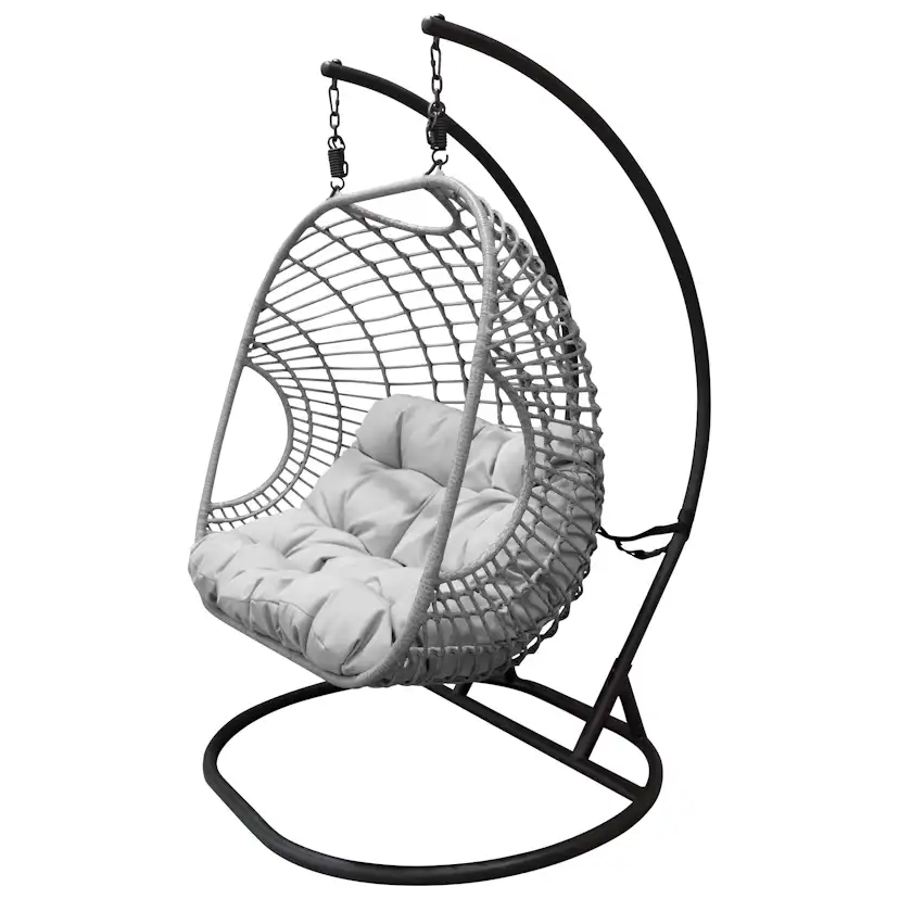 Hängstol Venture Home Viga Dubbel med 2 Sittplatser & Svart Stativ för Trädgård