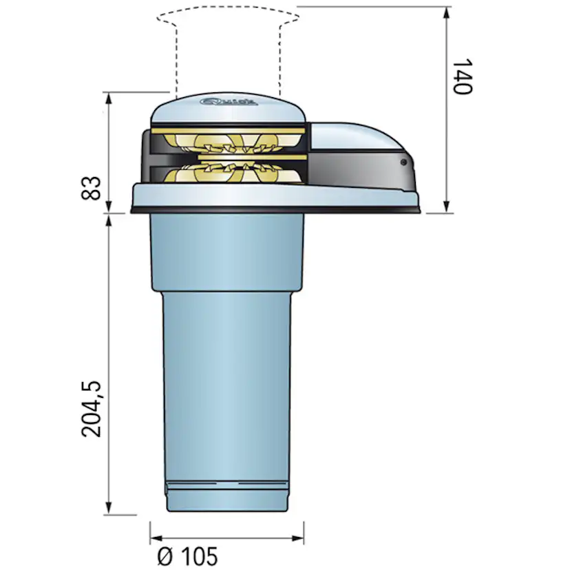 Ankarspel Quick Prince DP2E 800 W