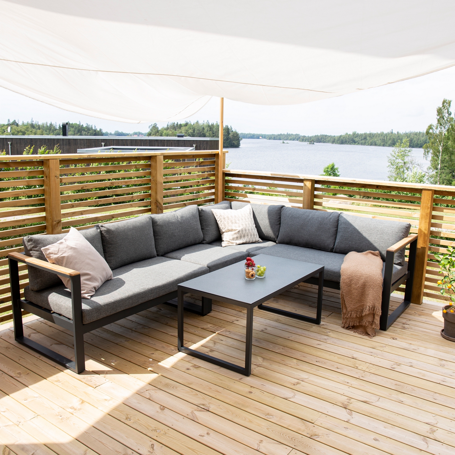 Hörnsoffa Venture Home Texas Utomhus