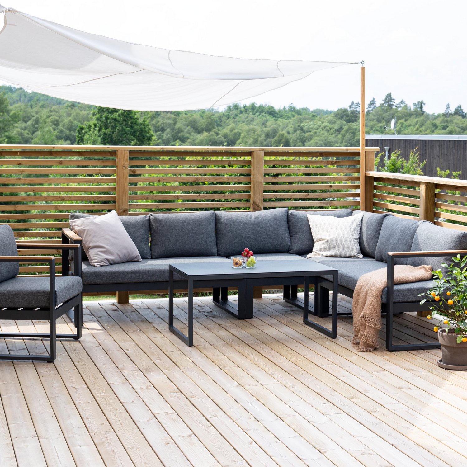 Hörnsoffa Venture Home Texas Utomhus