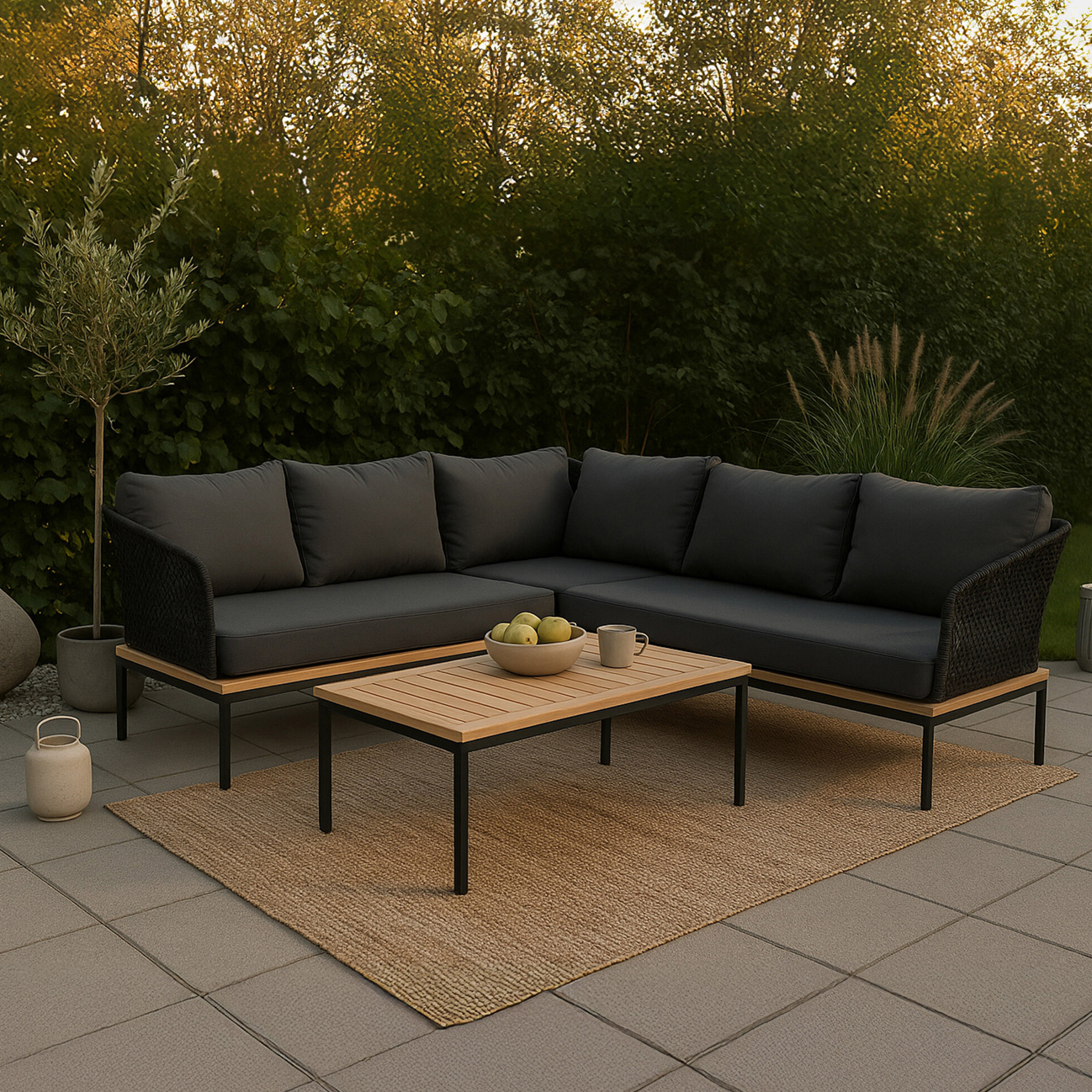 Hörnsoffa Venture Home Andorra Utomhus