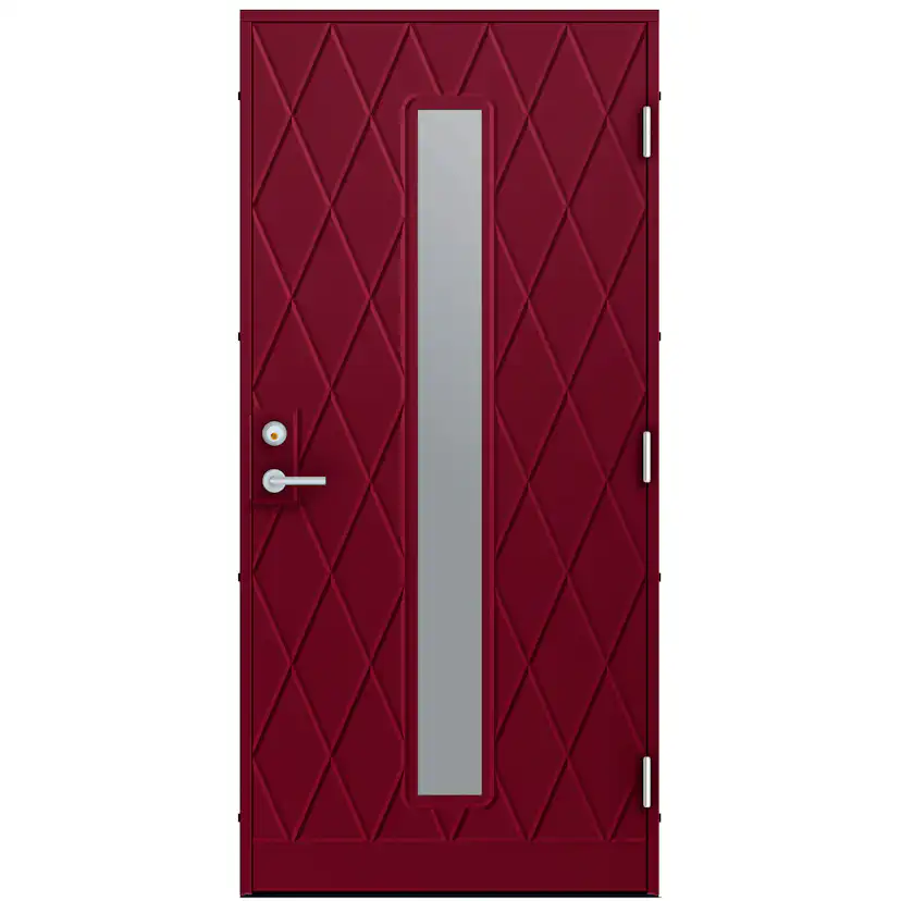 Ytterdörr Diplomat Vilda Klarglas