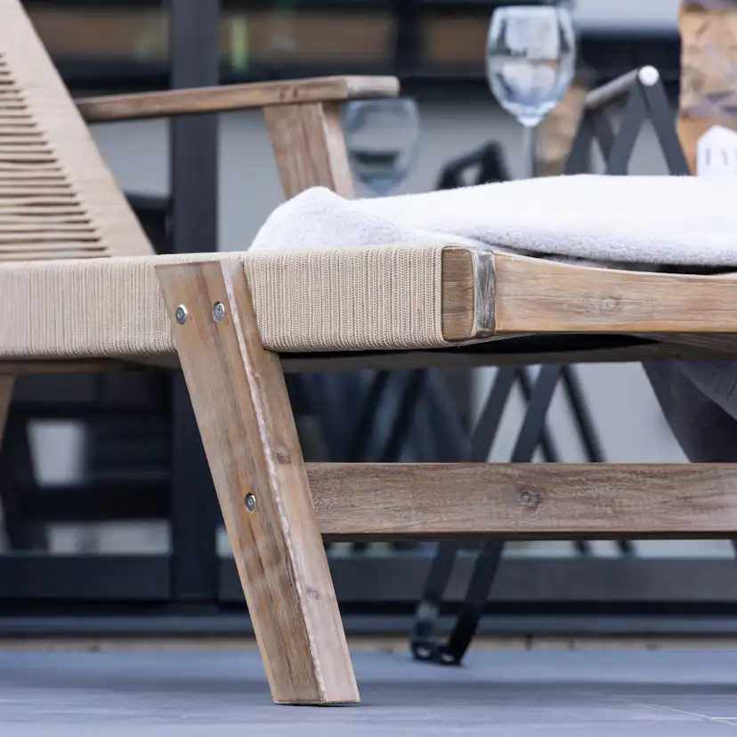 Solsäng Utomhus Venture Home Little John Solstol i Trä