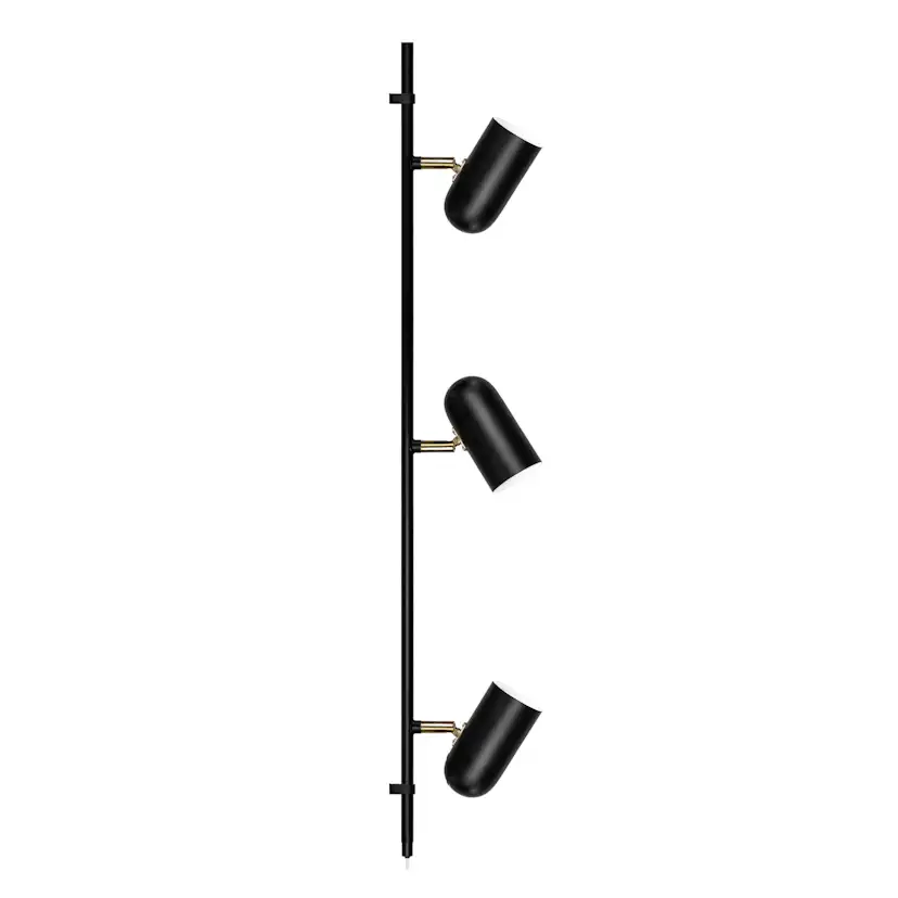 Taklampa Globen Lighting Swan 3 Svart
