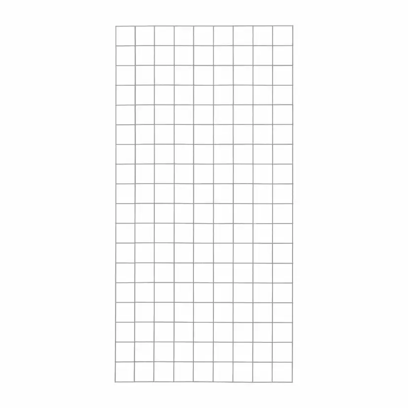 Stålspaljé PLUS 90 x 180 cm Med Kant