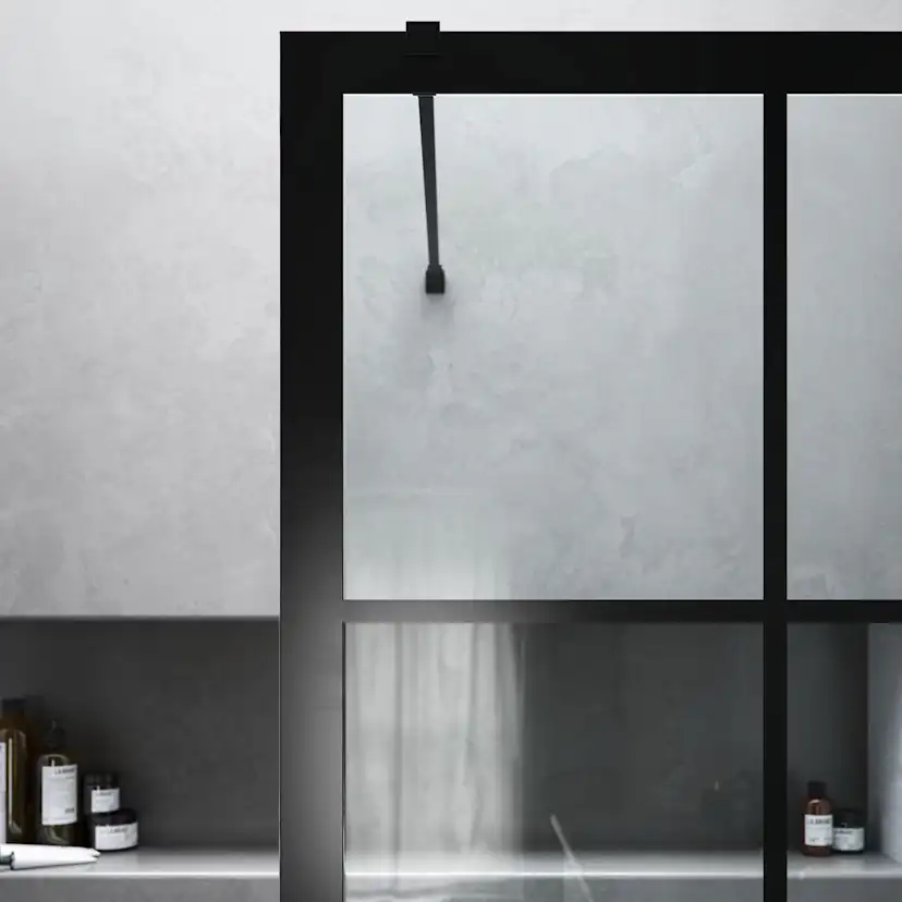 Duschvägg Svedbergs 180° Rista Fast