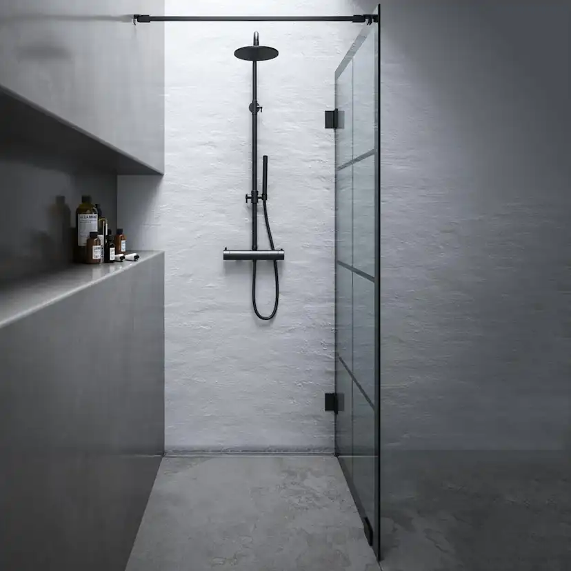 Duschvägg Svedbergs 180° Rista Fast