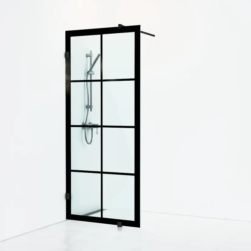 Duschvägg Svedbergs 180° Rista Fast