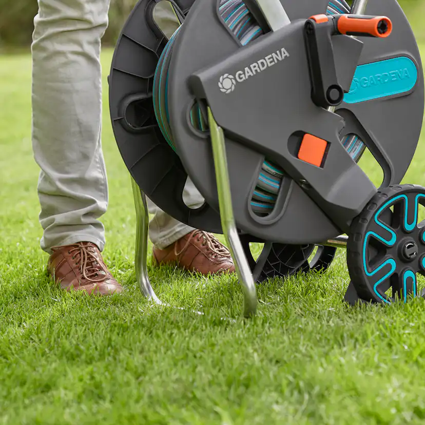 Slangvagn Gardena CleverRoll L Easy med 50 m Classic 13 mm Slang