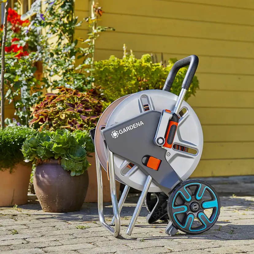 Slangvagn Gardena AquaRoll M Metall
