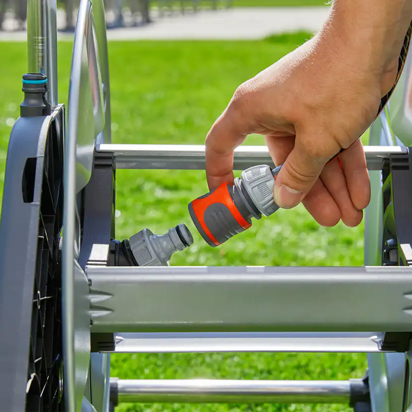 Slangvagn Gardena AquaRoll M Metall