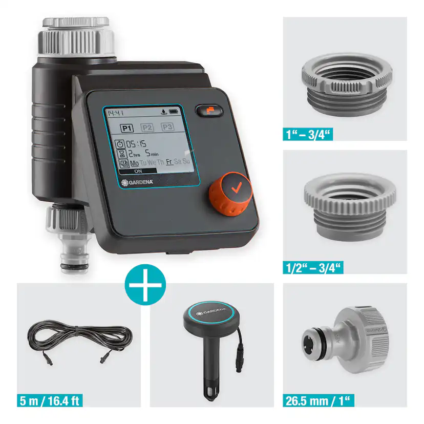 Bevattningsdator Gardena Select Set med Sensor