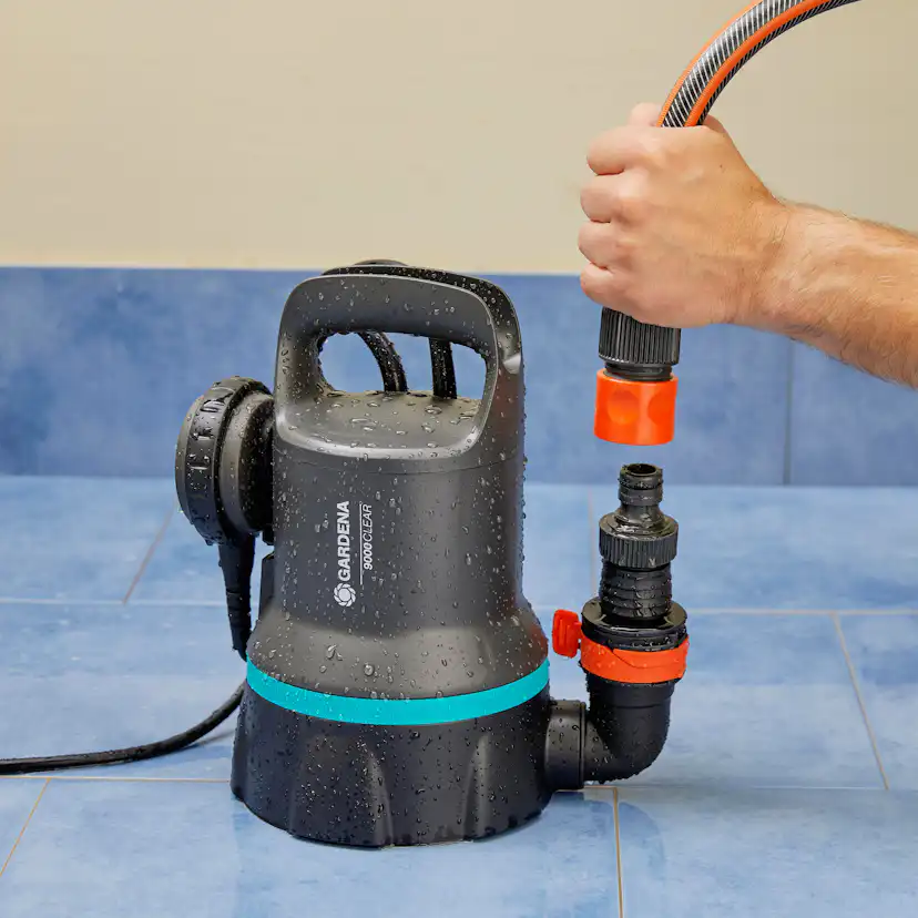 Dränkbar Pump Gardena 9000 för Rent Vatten