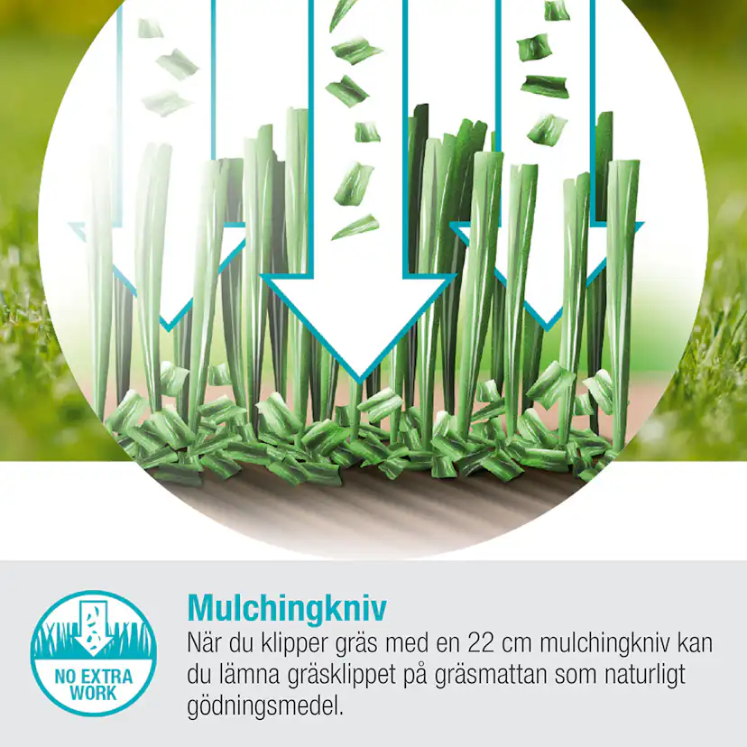 Gräsklippare Gardena Garden HandyMower 22/18V P4A utan Batteri