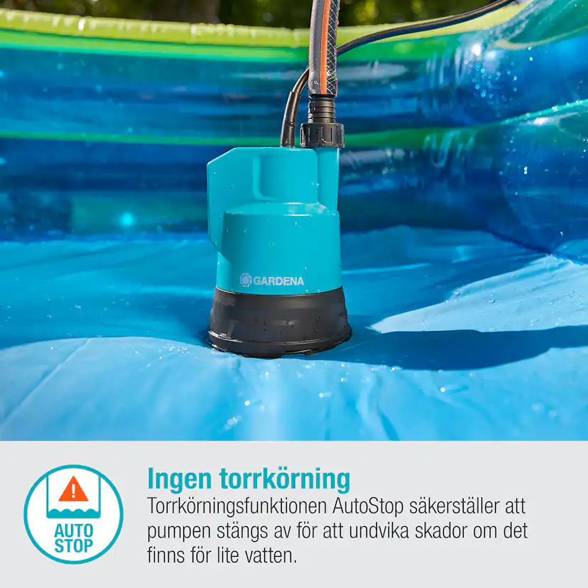 Pump Gardena för Regnvattentunna 2000/2 18V P4A Set (2,5Ah batteri + standardladdare)