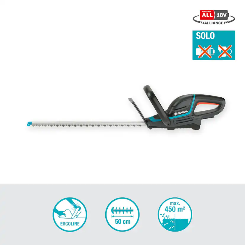 Häcksax Gardena ComfortCut 50/18V P4A utan Batteri