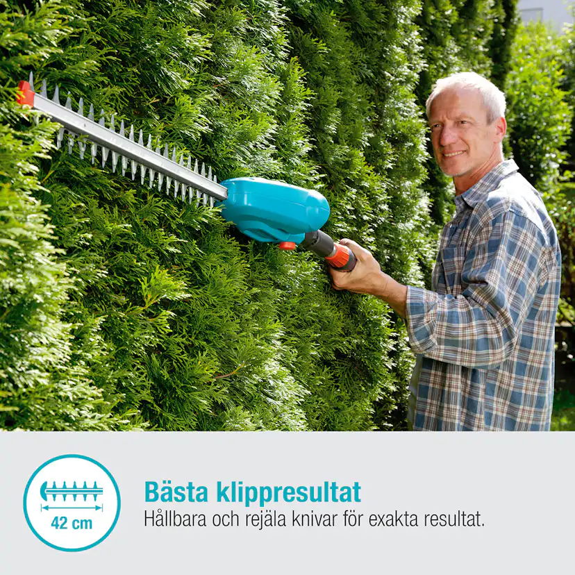 Teleskopisk Häcksax Gardena THS 42/18V P4A utan Batteri