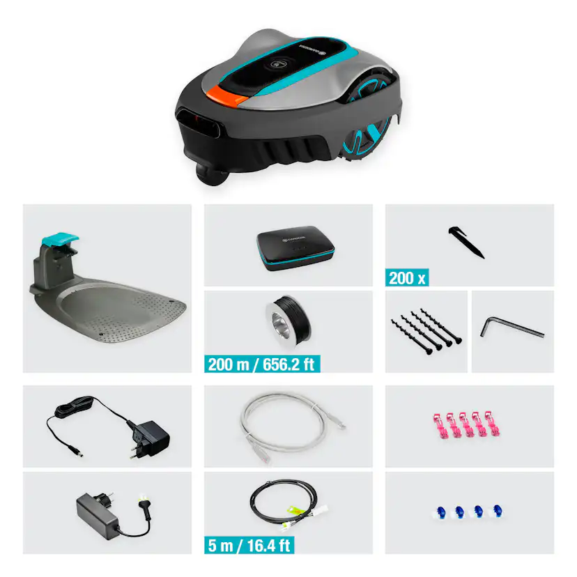 Robotgräsklippare Gardena Smart Sileno City 600 Lona