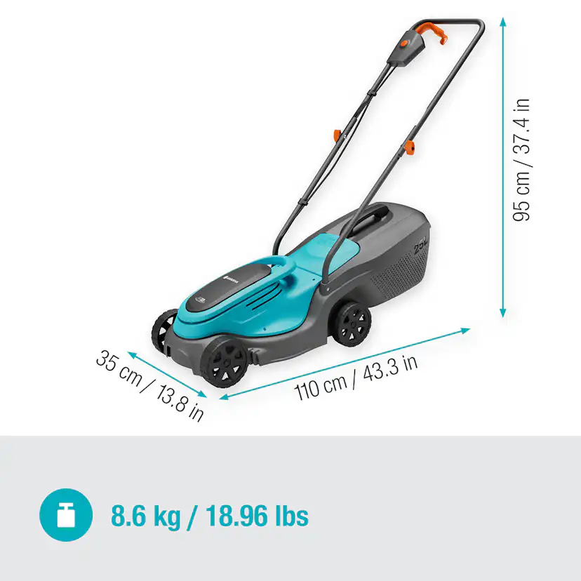 Batterigräsklippare Gardena PowerMax 30/18V P4A med Batteri och Laddare