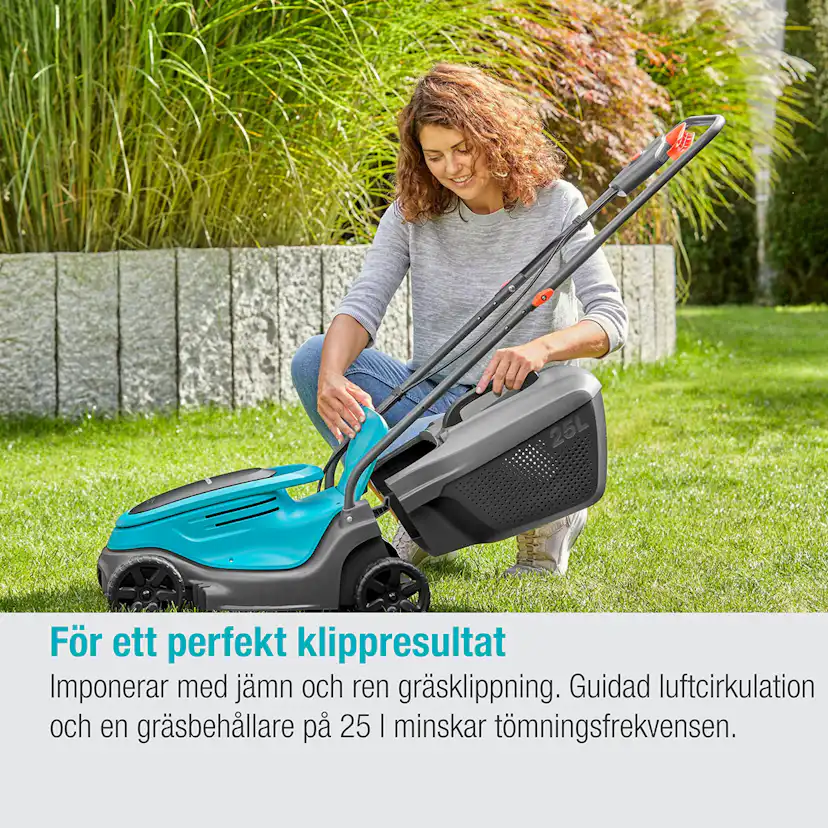 Batterigräsklippare Gardena PowerMax 30/18V P4A med Batteri och Laddare