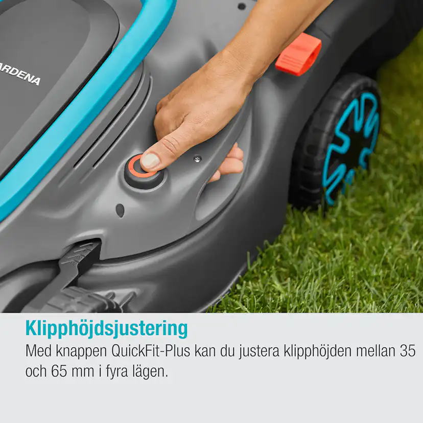 Batterigräsklippare Gardena PowerMax 32/18V P4A med Batteri och Laddare