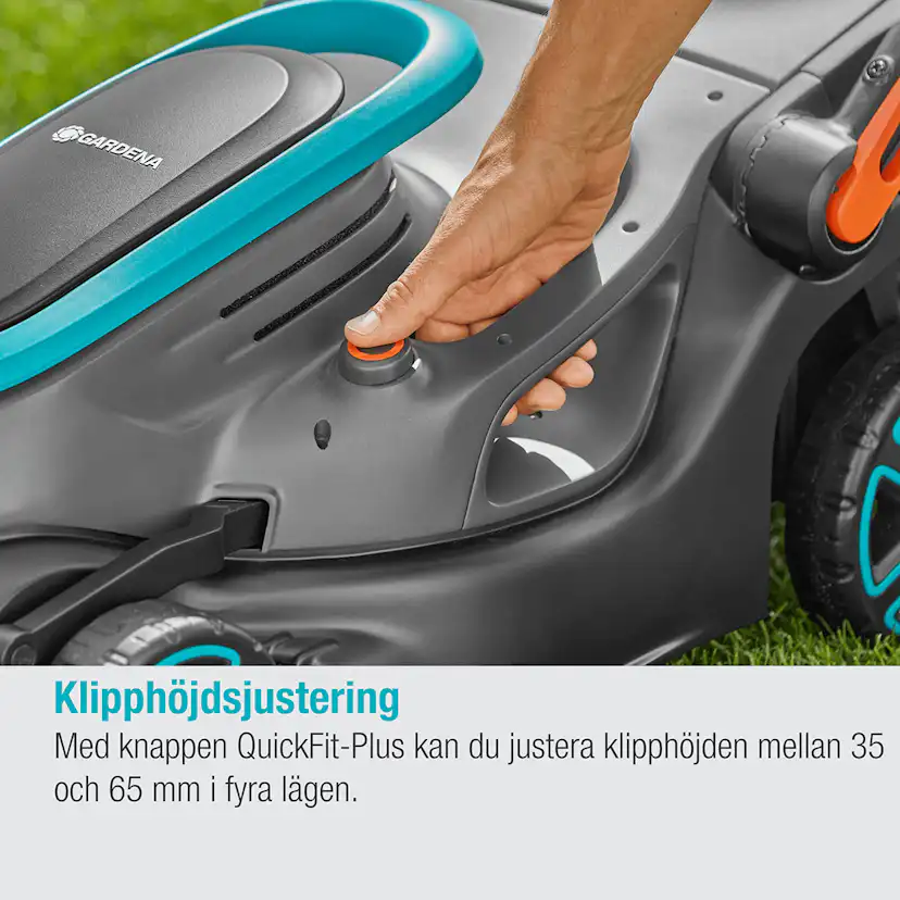Batterigräsklippare Gardena PowerMax 37/36V P4A med Batteri och Laddare