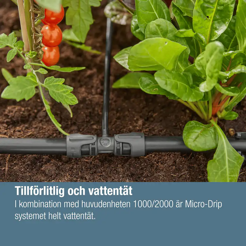 T-koppling Gardena Micro-Drip 1/2"-3/16"