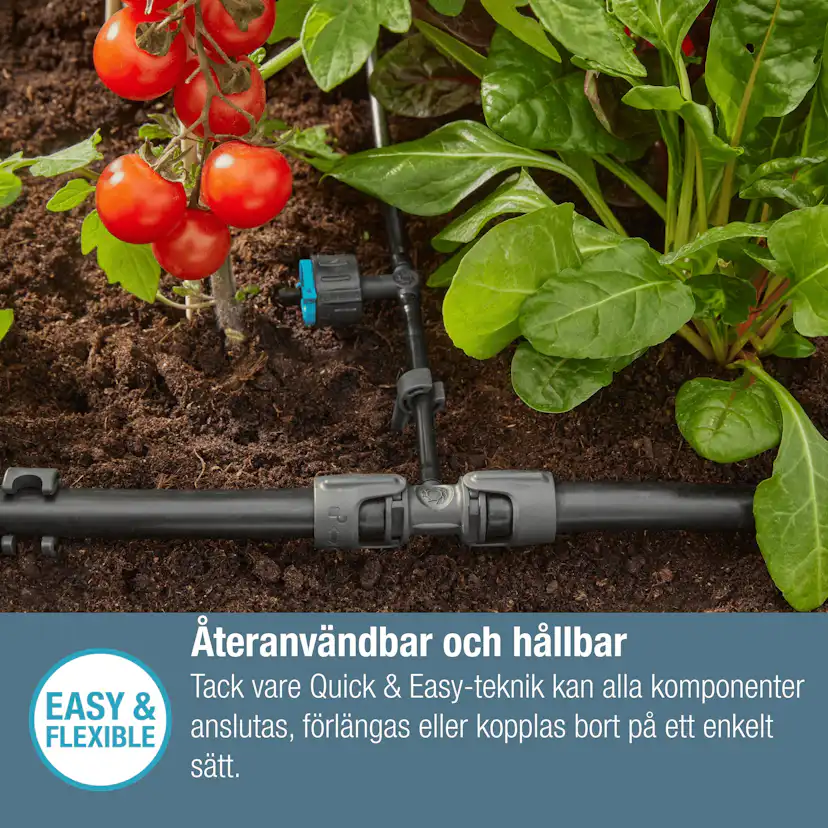 T-koppling Gardena Micro-Drip 1/2"-3/16"