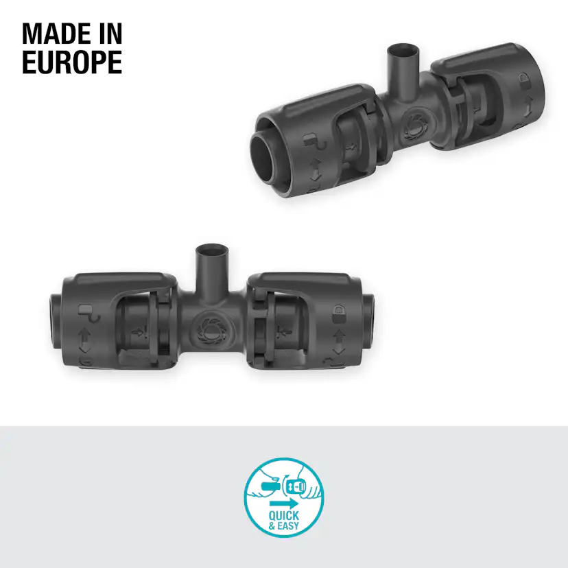 T-koppling Gardena Micro-Drip med Spridarfäste 13 mm (1/2")