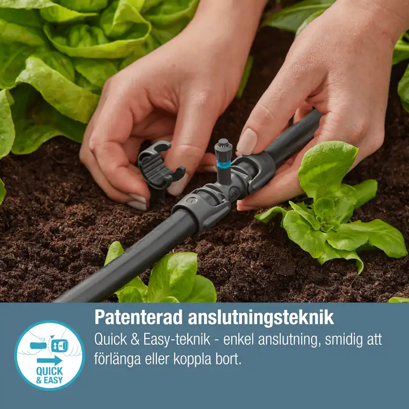T-koppling Gardena Micro-Drip med Spridarfäste 13 mm (1/2")
