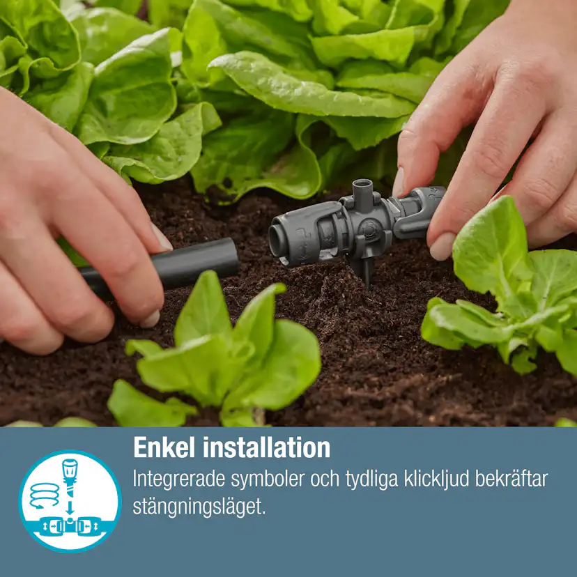 T-koppling Gardena Micro-Drip med Spridarfäste 13 mm (1/2")