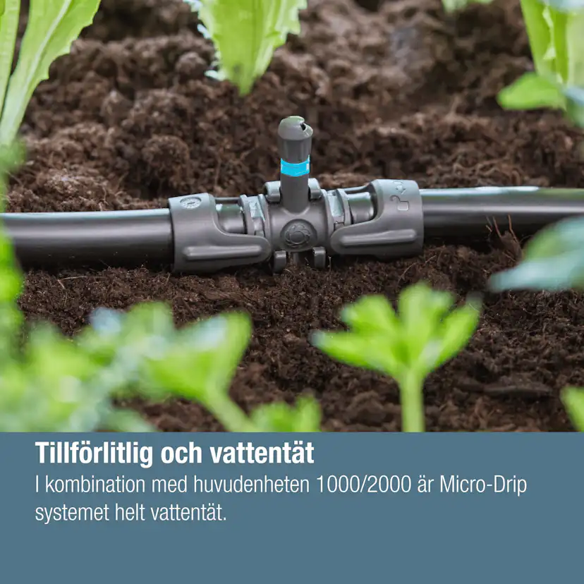 T-koppling Gardena Micro-Drip med Spridarfäste 13 mm (1/2")