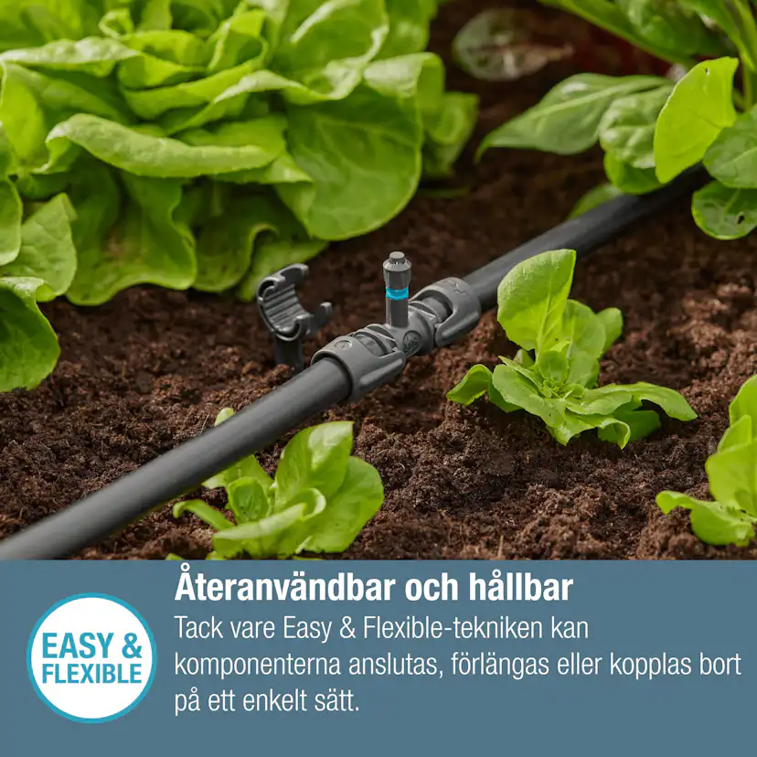 T-koppling Gardena Micro-Drip med Spridarfäste 13 mm (1/2")