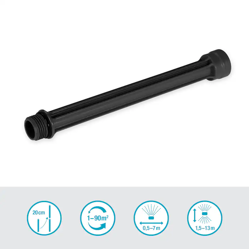 Förlängningsrör Gardena Micro-Drip för Rektangulärspridare OS 90