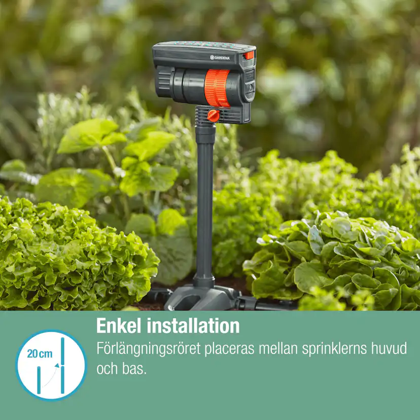 Förlängningsrör Gardena Micro-Drip för Rektangulärspridare OS 90