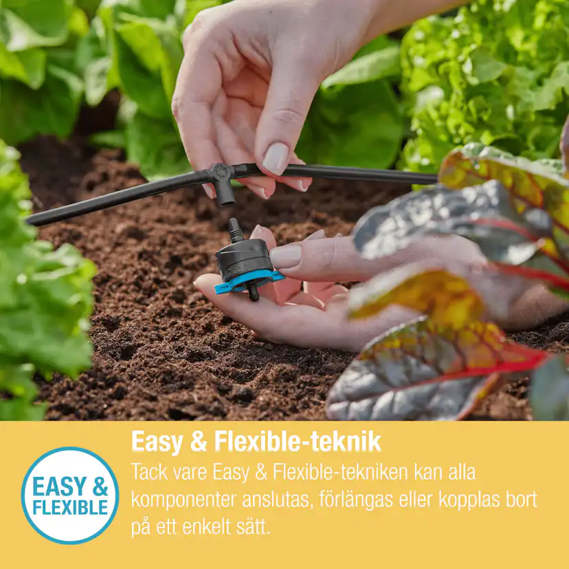 Droppspridare Gardena Micro-Drip Ställbar 1-8 l/h Tryckregelrande